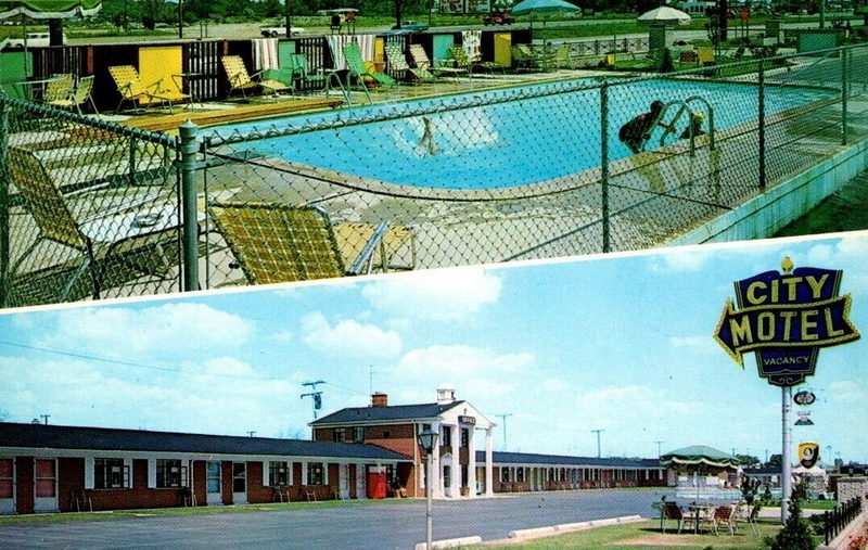 Travelers Motor Inn (New City Motel) - Vintage Postcard (newer photo)